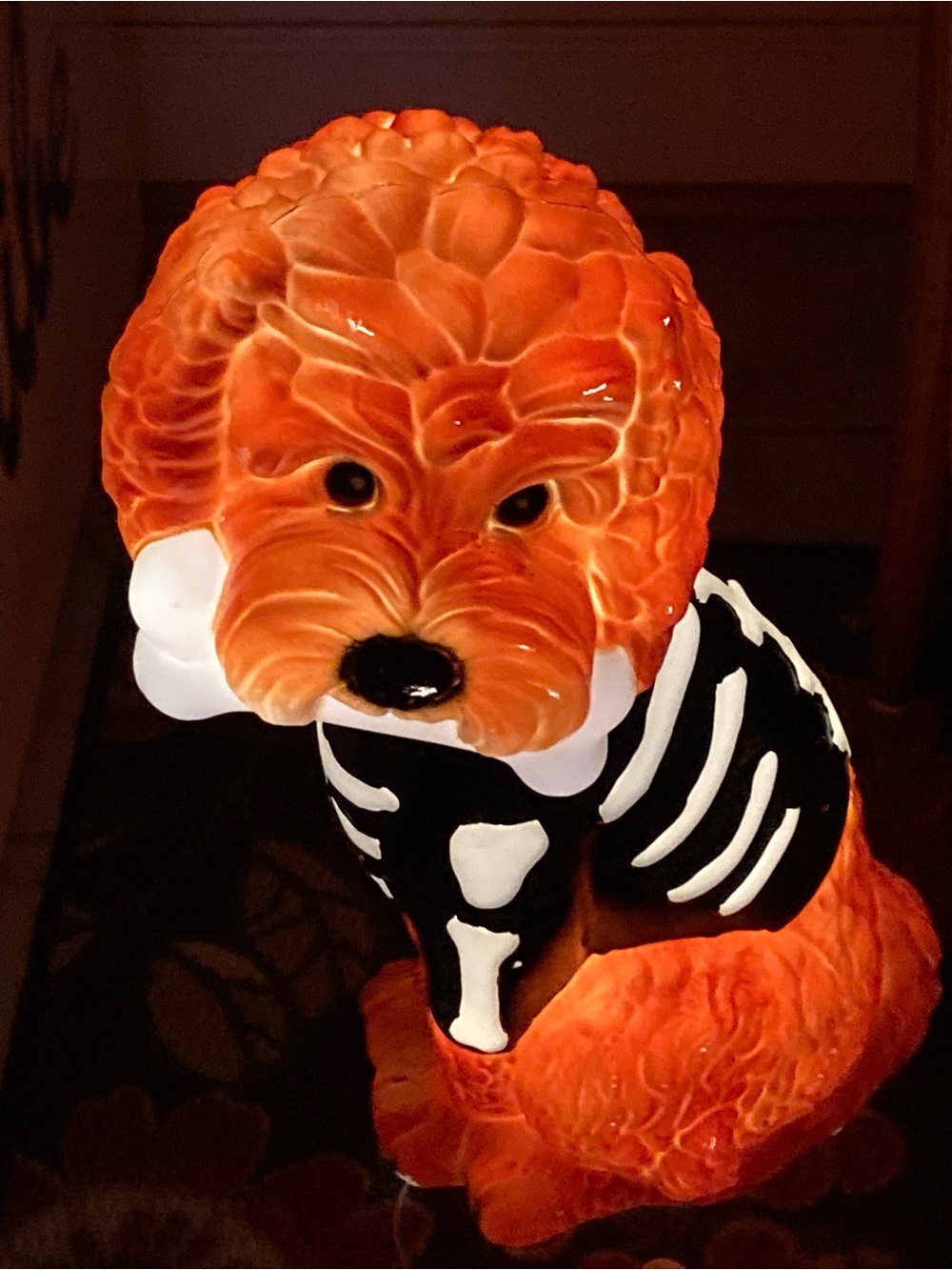 Halloween Labradoodle Golden Doodle Poodle Dog 20” Blow Mold LightUp Decor WORKS